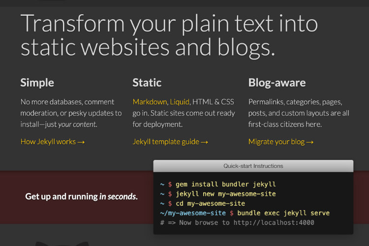 Goodbye Wordpress, hello Jekyll static site